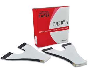 Articulating paper red/blue horseshoe 6 books/box
