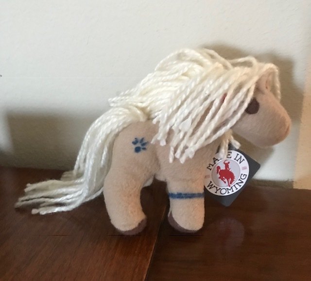 Plush Thunder the Smallest War Horse