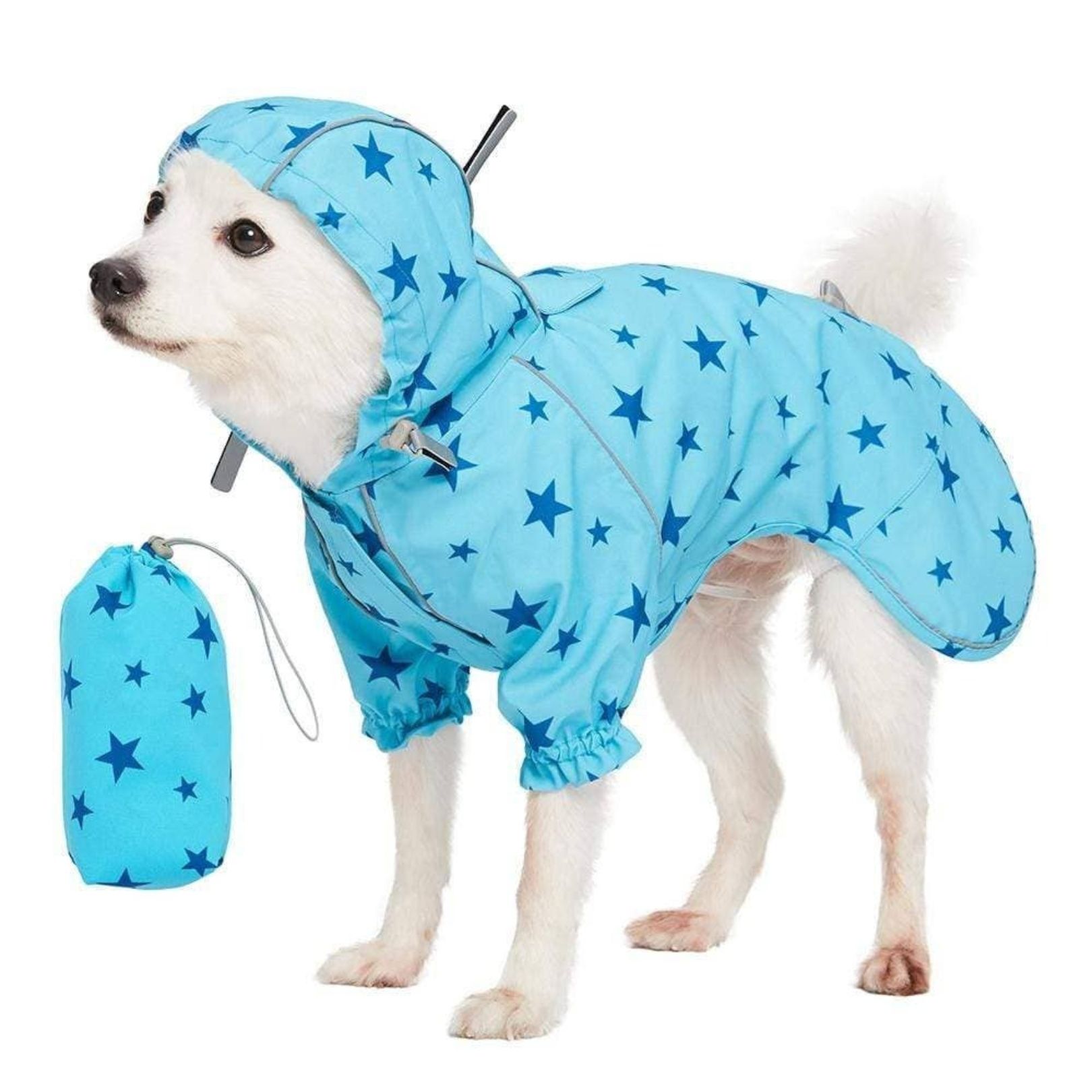 2-Leg Reflective Dog Raincoat