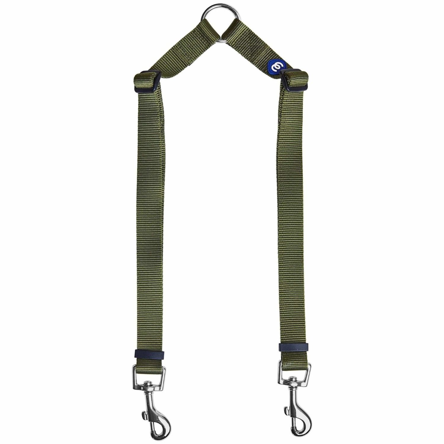 Blueberry Pet Double Dog Leash Coupler for Walking 2 Dogs