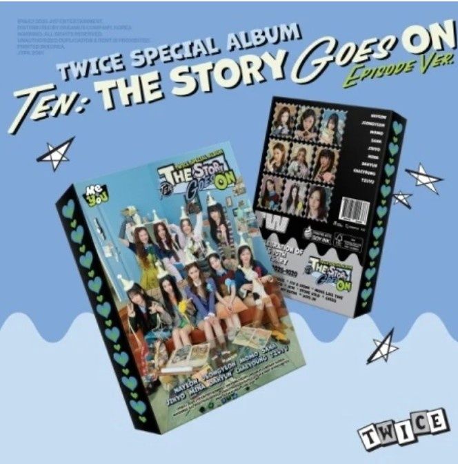Twice-[TEN: The Story Goes On] Episode Ver + Photocard + Poster + Gift