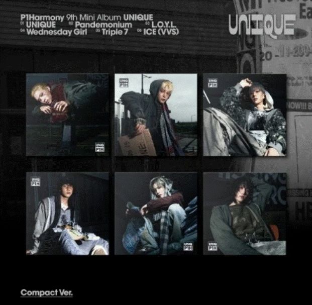 P1HARMONY-[UNIQUE] Compact Ver. + Photocard