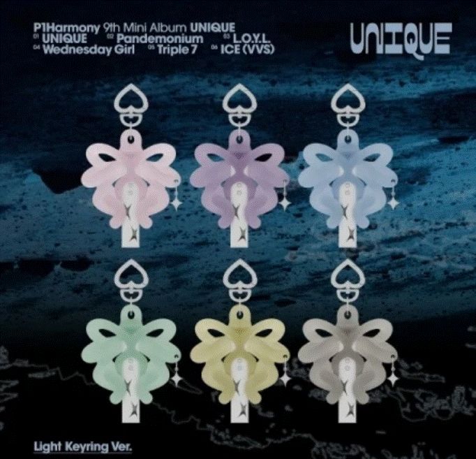 P1HARMONY-[UNIQUE] Light Keyring Ver. + Photocard