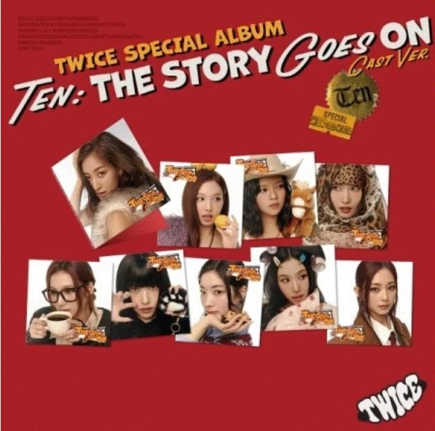 Twice-[TEN: The Story Goes On] Cast Ver. + Photocard + Poster + Gift