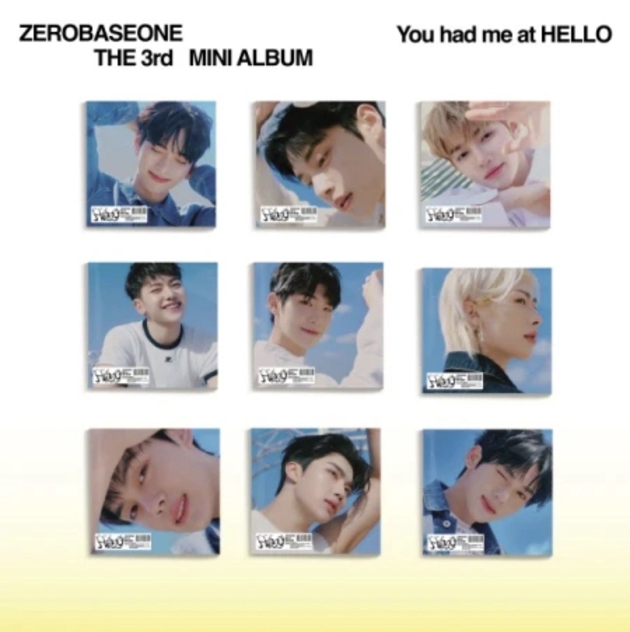 ZEROBASEONE-[You had me at HELLO] Digipack Ver. + Photocard