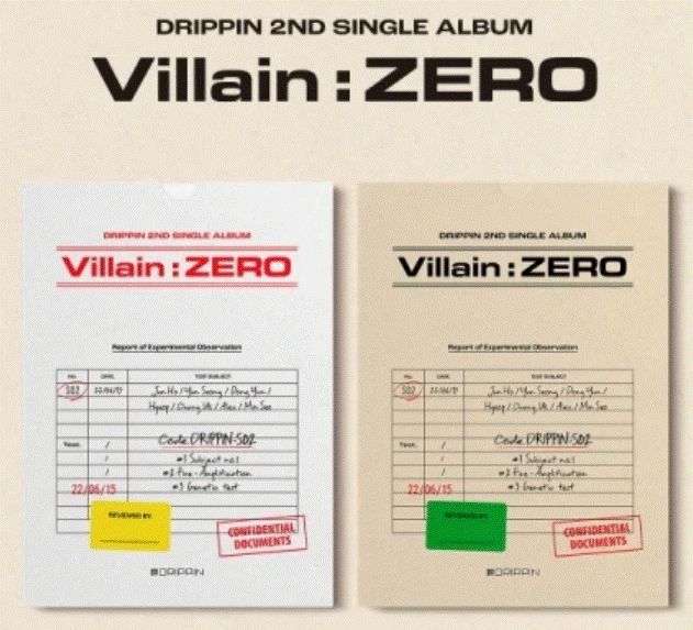 DRIPPIN-2ND SINGLE ALBUM [ Villain: ZERO ] A/B VER. + POSTER VER.
