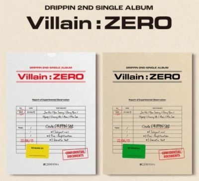 DRIPPIN-2ND SINGLE ALBUM [ Villain: ZERO ] A/B VER. + POSTER VER.