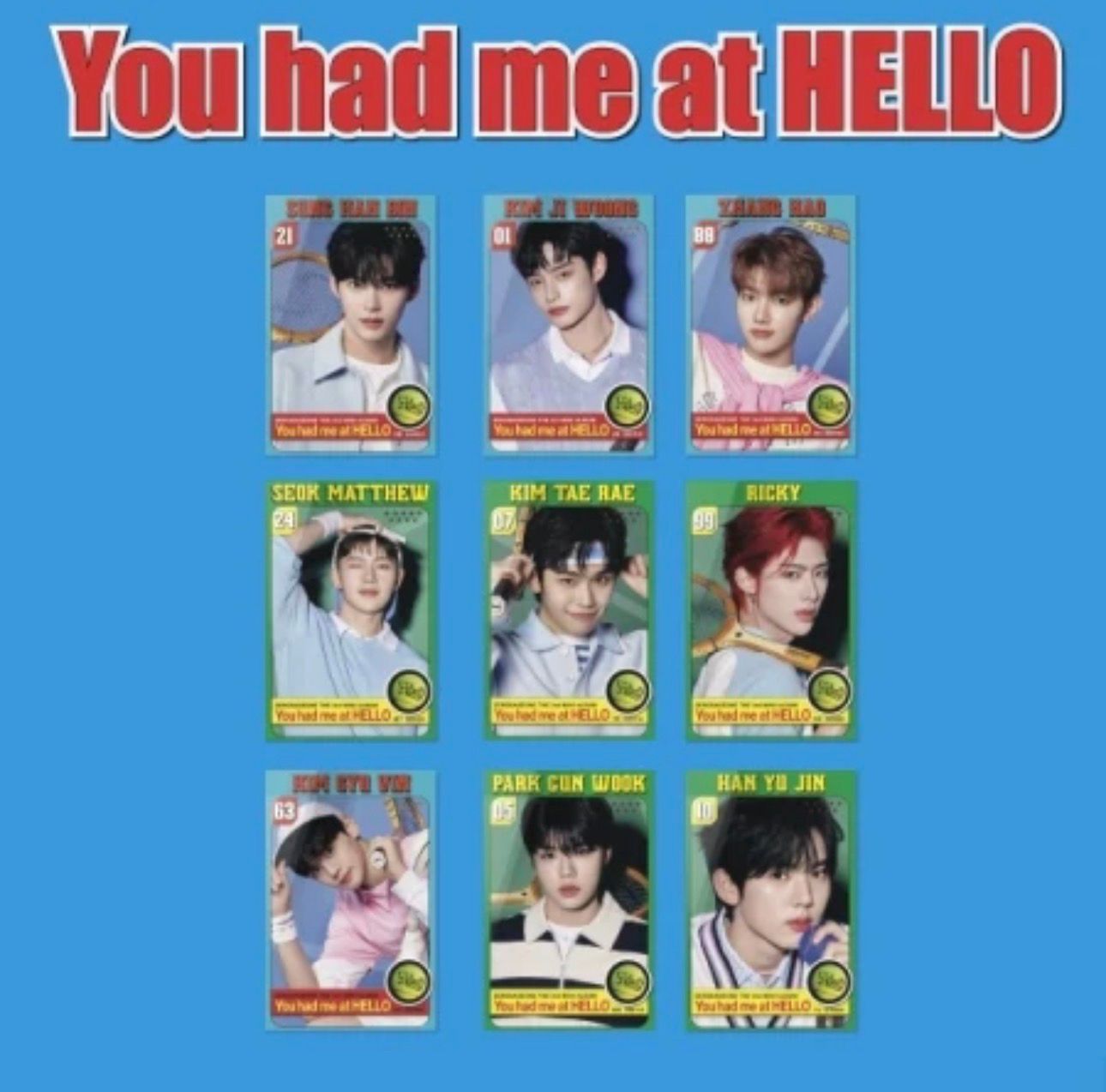 ZEROBASEONE-[You had me at HELLO] (POCAALBUM Ver.) + Photocard
