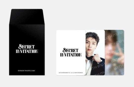 NCT 127-[8ECRET INVITATION] 2024 FANMEETING OFFICIAL MD RANDOM TRADING CARD SET