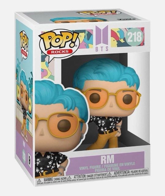 Funko POP! Rocks: BTS-RM (Dynamite) Vinyl Figure #218