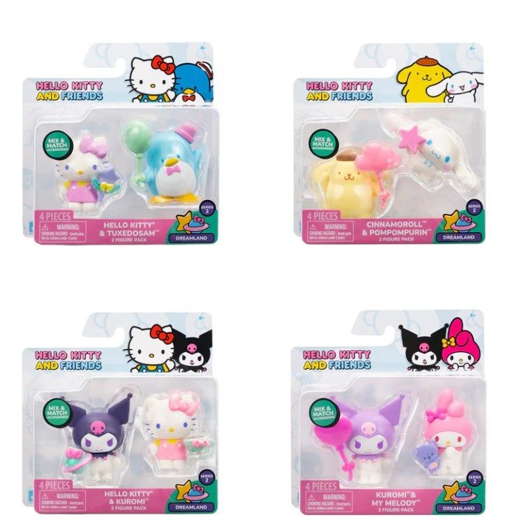 Hello Kitty® and Friends 2' Figure 2 Pack