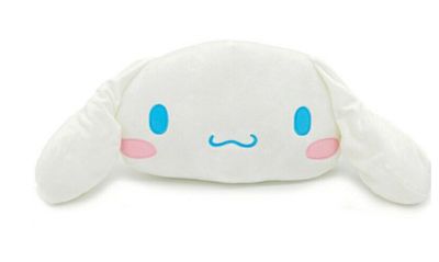 CINNAMOROLL Flat Fur Face Cushion