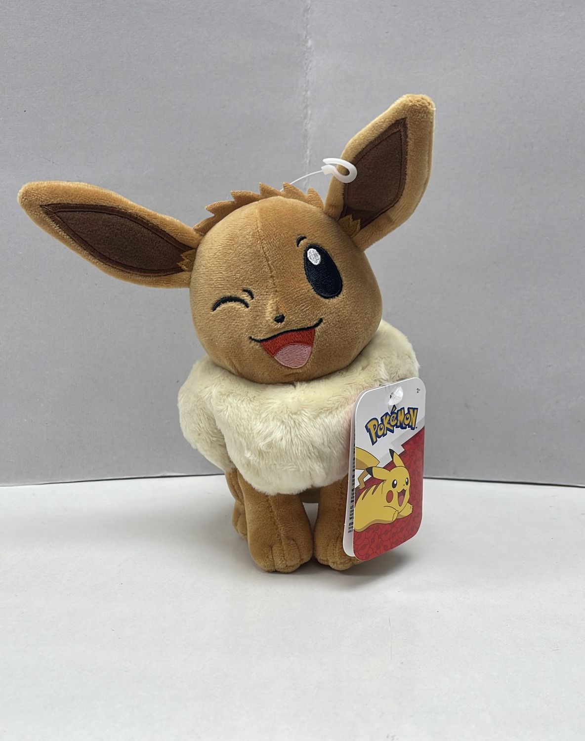 Pokemon Plush 7-8" (Pikachu/Squirtle/Chimchar/Piplup/Turtwig/Pancham/Bidoof/Dratini,/Vaporeon/Eevee/Horsea))