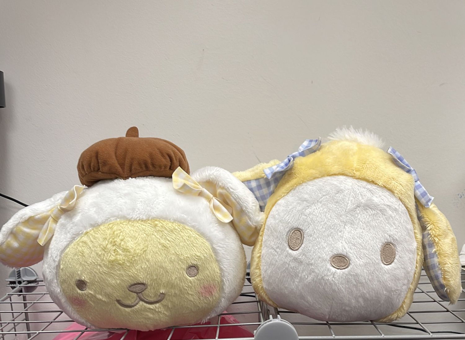 Sanrio BIG Plush Pompompurin &amp; Pochacco 9.8"