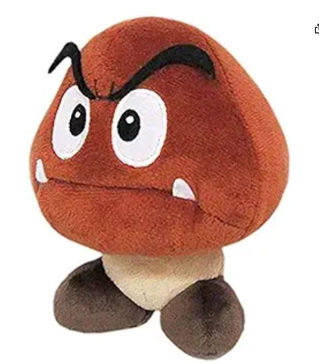 Little Buddy Super Mario All Star Goomba 6" Plush