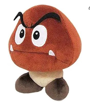 Little Buddy Super Mario All Star Goomba 6" Plush
