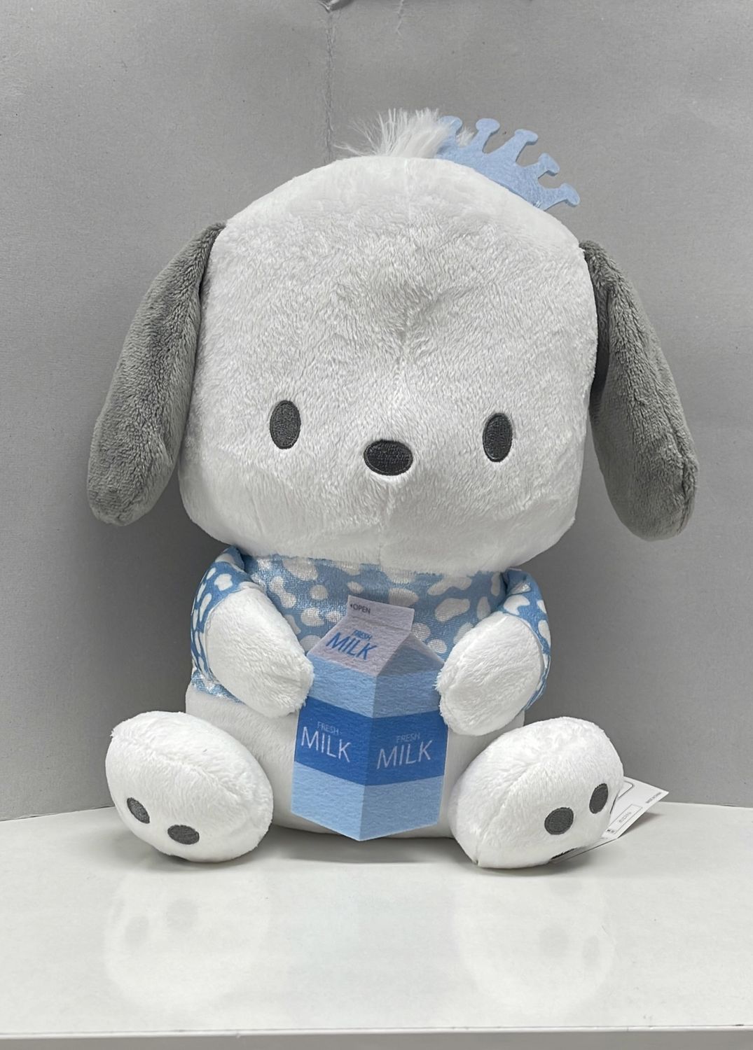 Pochacco Milk BIG Plush, 11.8"