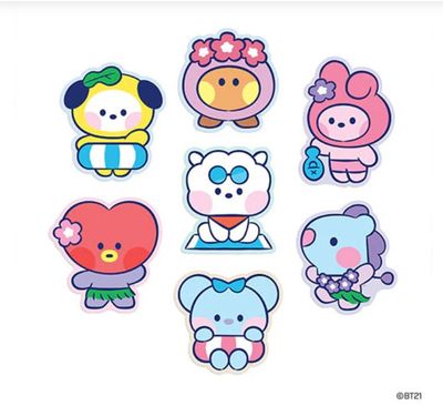 BT21 MOUSE PAD [SUMMER SKY]: TATA