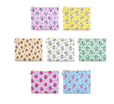 BT21-FLAT POUCH [JELLY CANDY]: SHOOKY