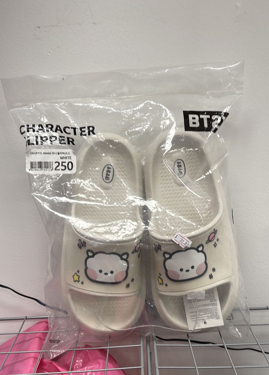 BT21: FACE HOUSE SHOES RJ