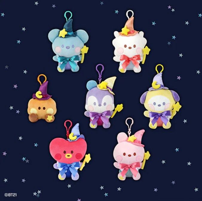 BT21 PLUSH KEYRING MAGICIAN- MANG