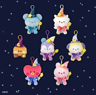 BT21 PLUSH KEYRING MAGICIAN- CHIMMY