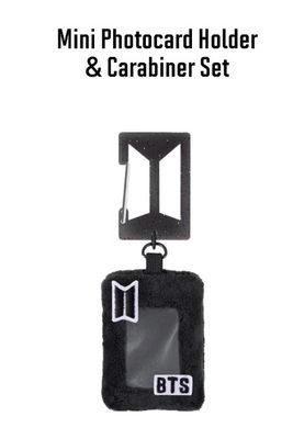 BTS-[CAPSULE ALBUM Vol.1] Mini Photocard Holder &amp; Carabiner+ Photocard