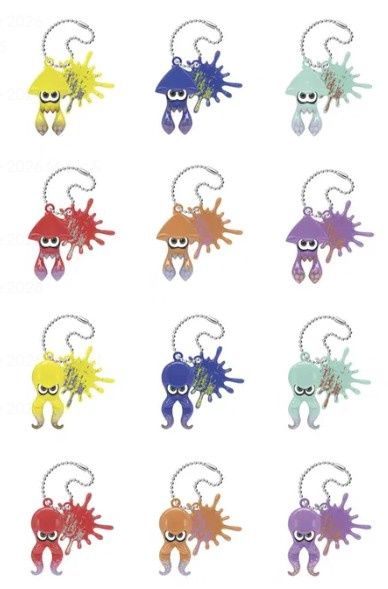 SPLATOON 3 - CAPSULE SQUID OCTOPUS MASCOT Gashapon