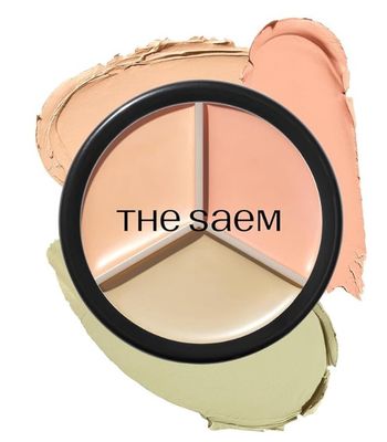 THE SAEM:Cover Perfection Triple Pot Concealer 03 Correct Up Beige