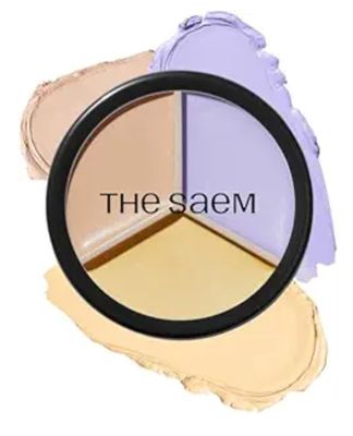 THE SAEM:Cover Perfection Triple Pot Concealer 04 Tone Up Beige