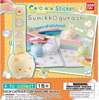 Sumikko Gurashi Sticker Gashapon