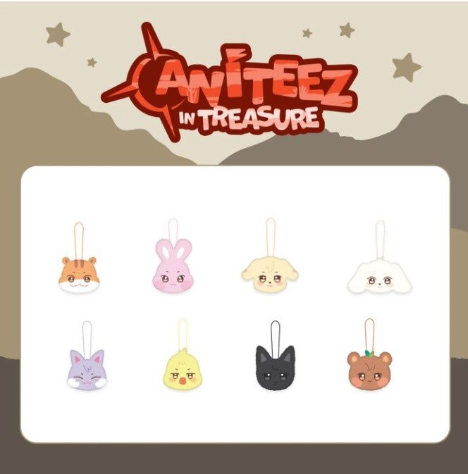 ANITEEZ IN TREASURE PLUSH NAME TAG