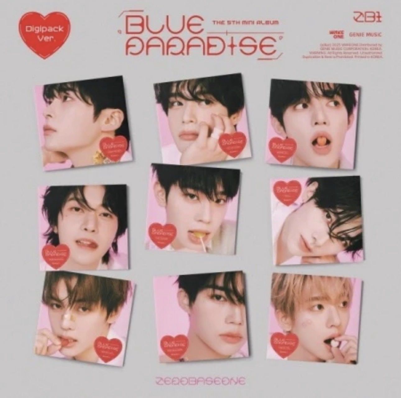 ZEROBASEONE-[Blue Paradise] Digipack ver + Photocard