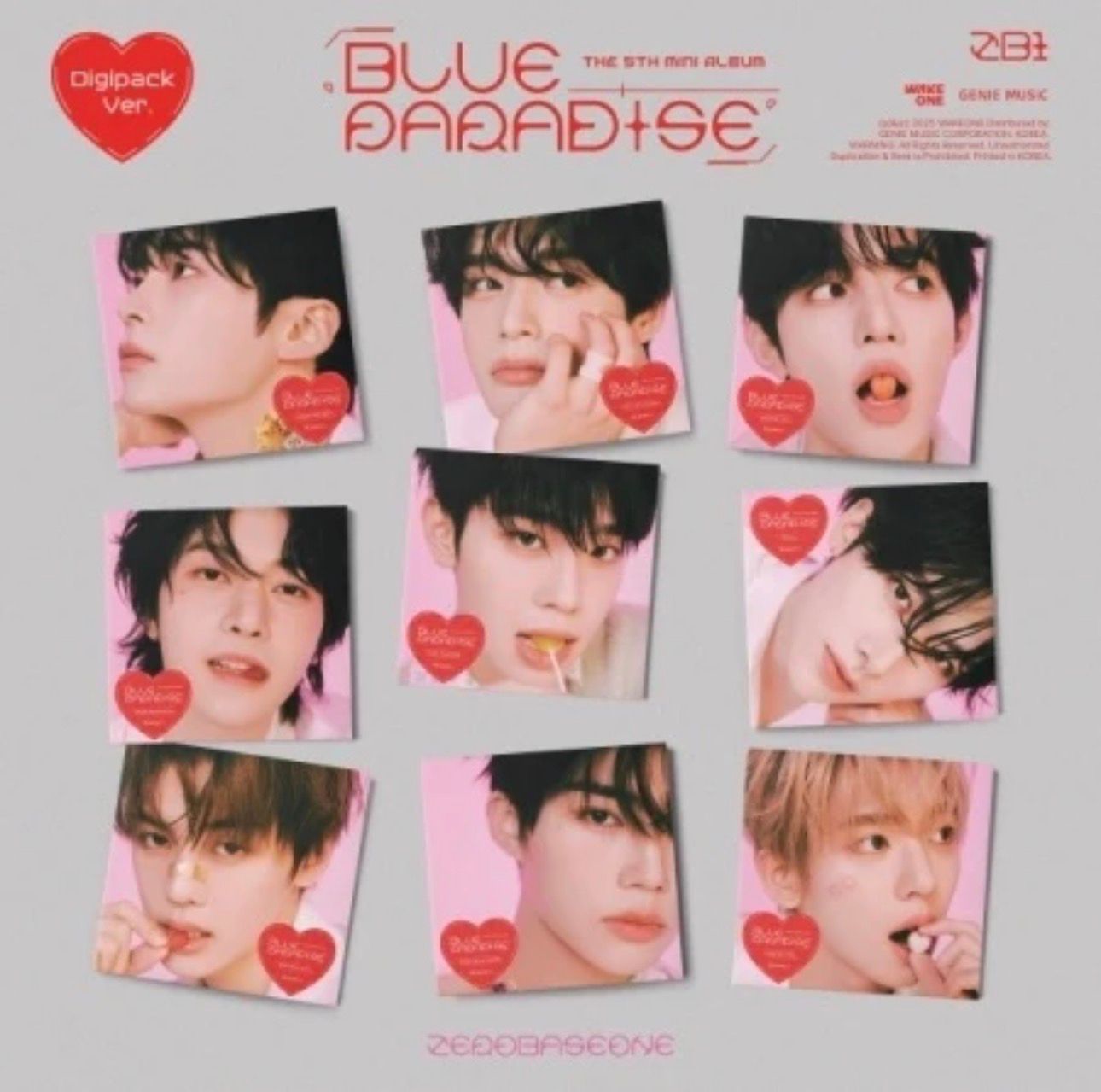 ZEROBASEONE-[Blue Paradise] (Digipack Ver.) + Photocard