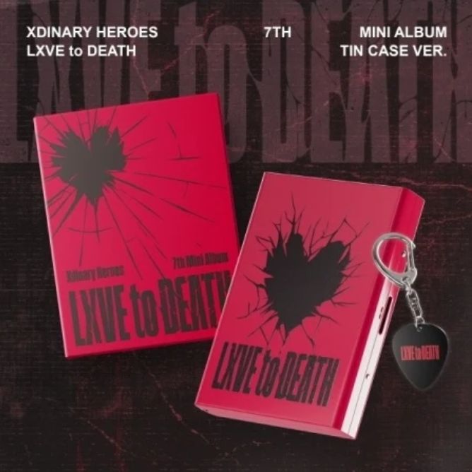 Xdinary Heroes-7th Mini Album [LXVE TO DEATH] Tincase Ver. + Photocard