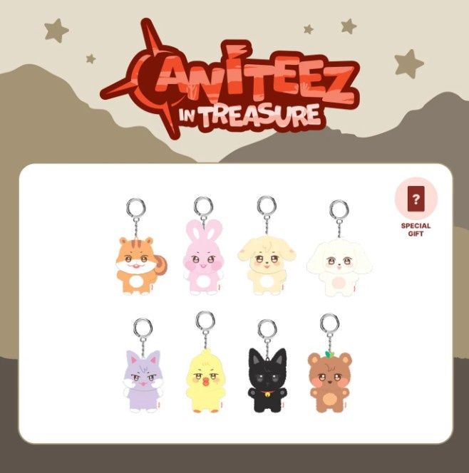 ANITEEZ IN TREASURE  MINI PLUSH