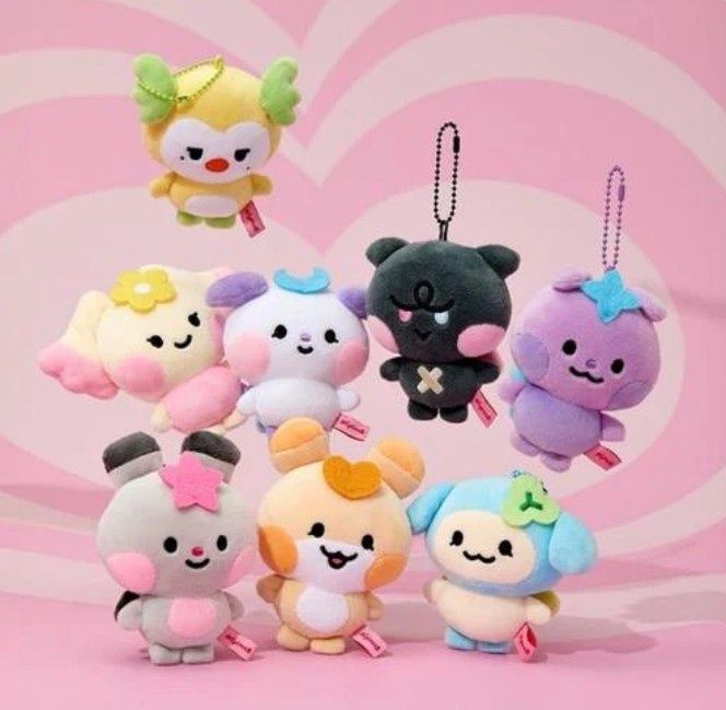 MIGHTEEZ POP UP MD : MINI PLUSH KEYRING