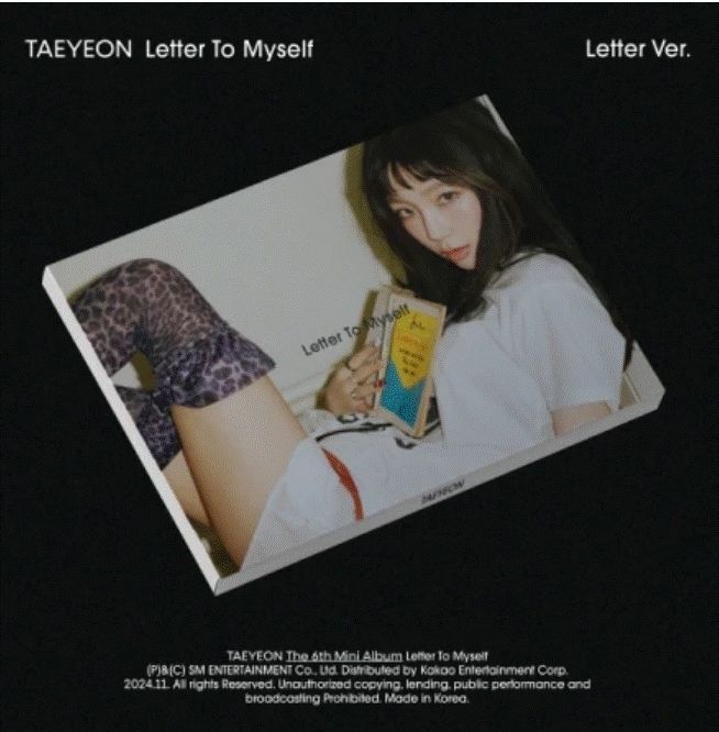 Taeyeon-6th Mini Album [Letter To Myself] Letter Ver. + Photocard