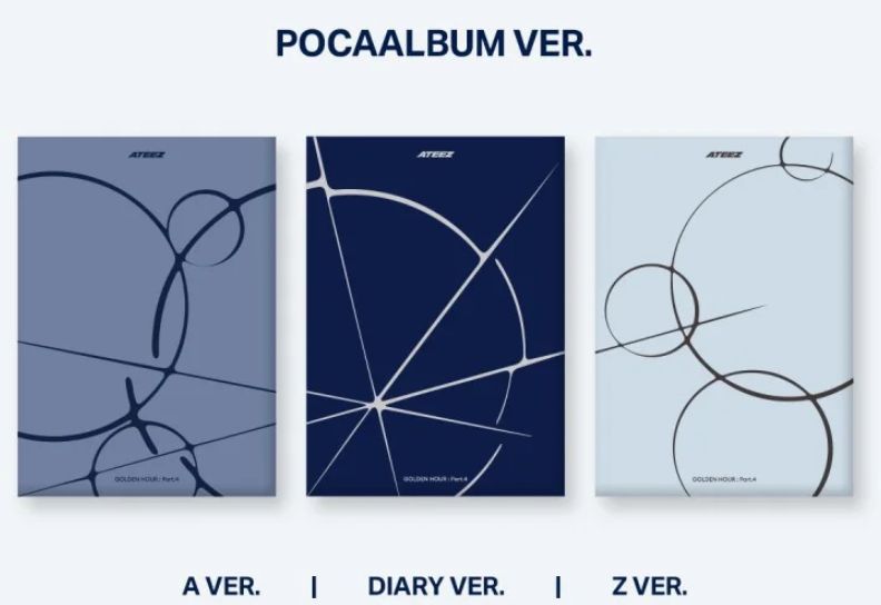 ATEEZ-[GOLDEN HOUR : Part.4] POCAALBUM + DEARMYMUSE
