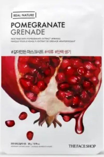 [1ea]Real Nature Pomegranate Face Mask 20g