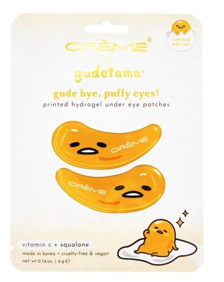 SANRIO_Gudetama Printed Hydrogel Under Eye Patches - Gude Bye, Puffy Eyes!