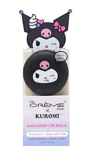 SANRIO_Kuromi Macaron Lip Balm - Blueberry Smoothie