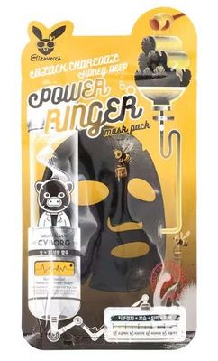 (RENEW) BLACK CHARCOAL HONEY DEEP POWER RINGER MASK PACK 1 Sheet