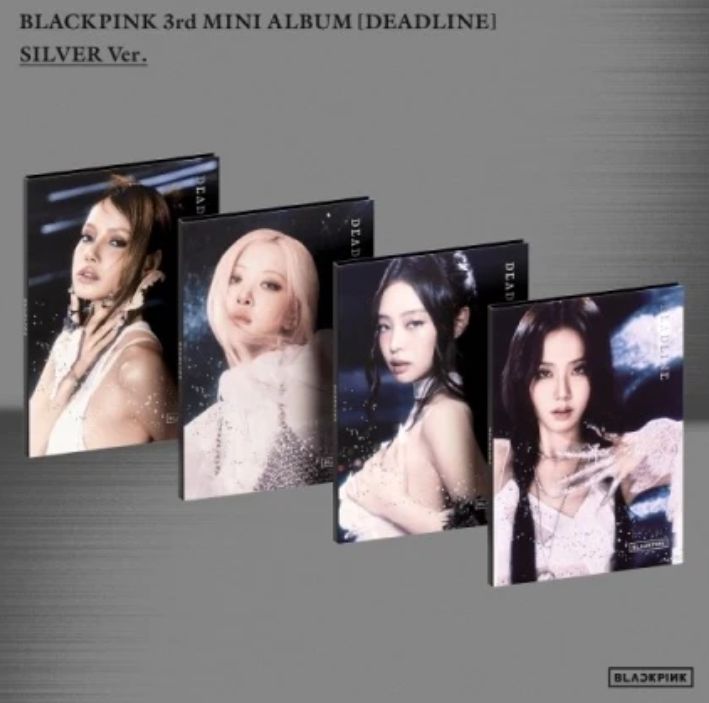 BLACKPINK-[DEADLINE] 3rd Mini Album Silver Ver + Photocard
