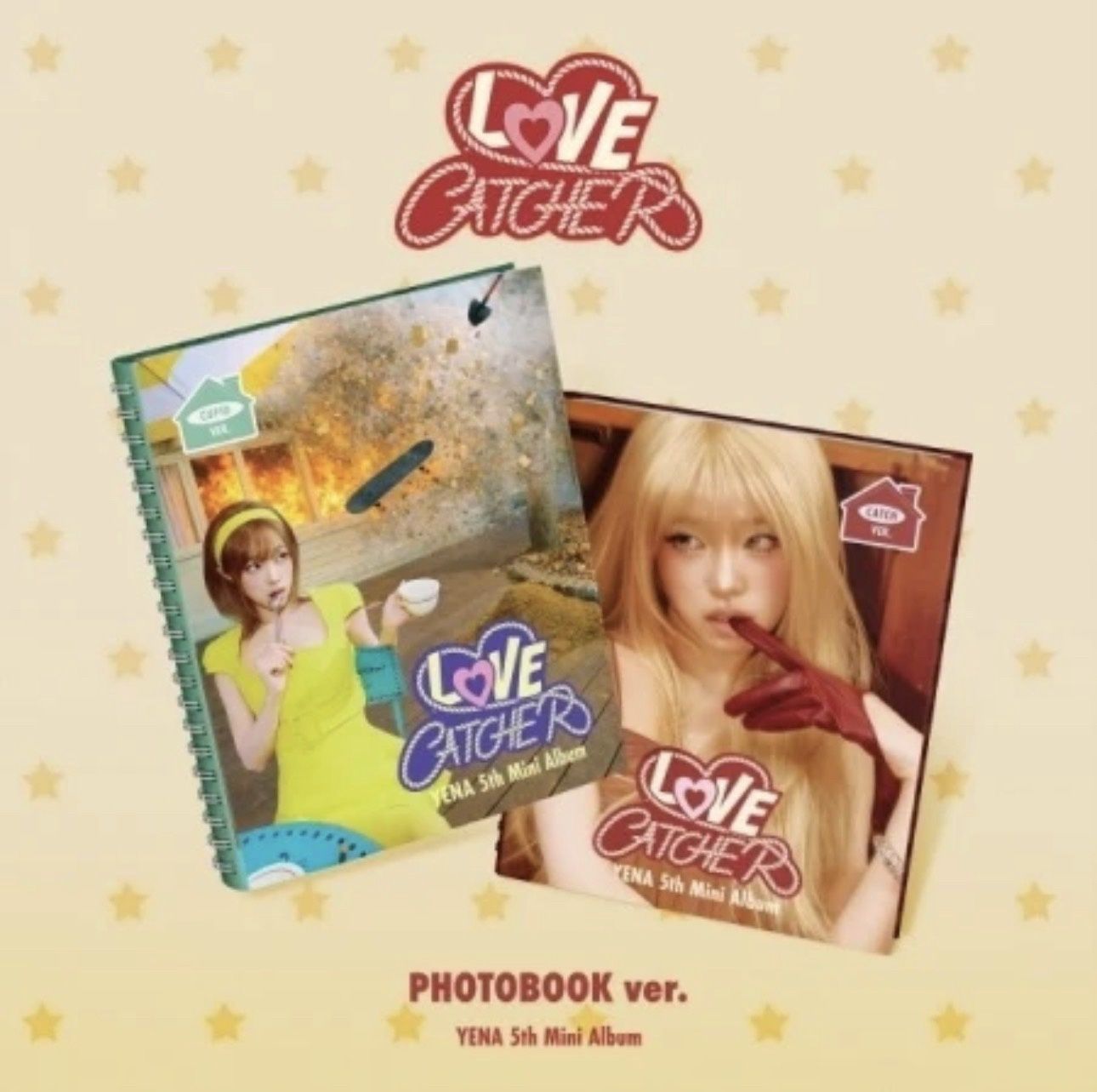 Yena 5th Mini Album-LOVE CATCHER (Photobook Ver.) + Photocard