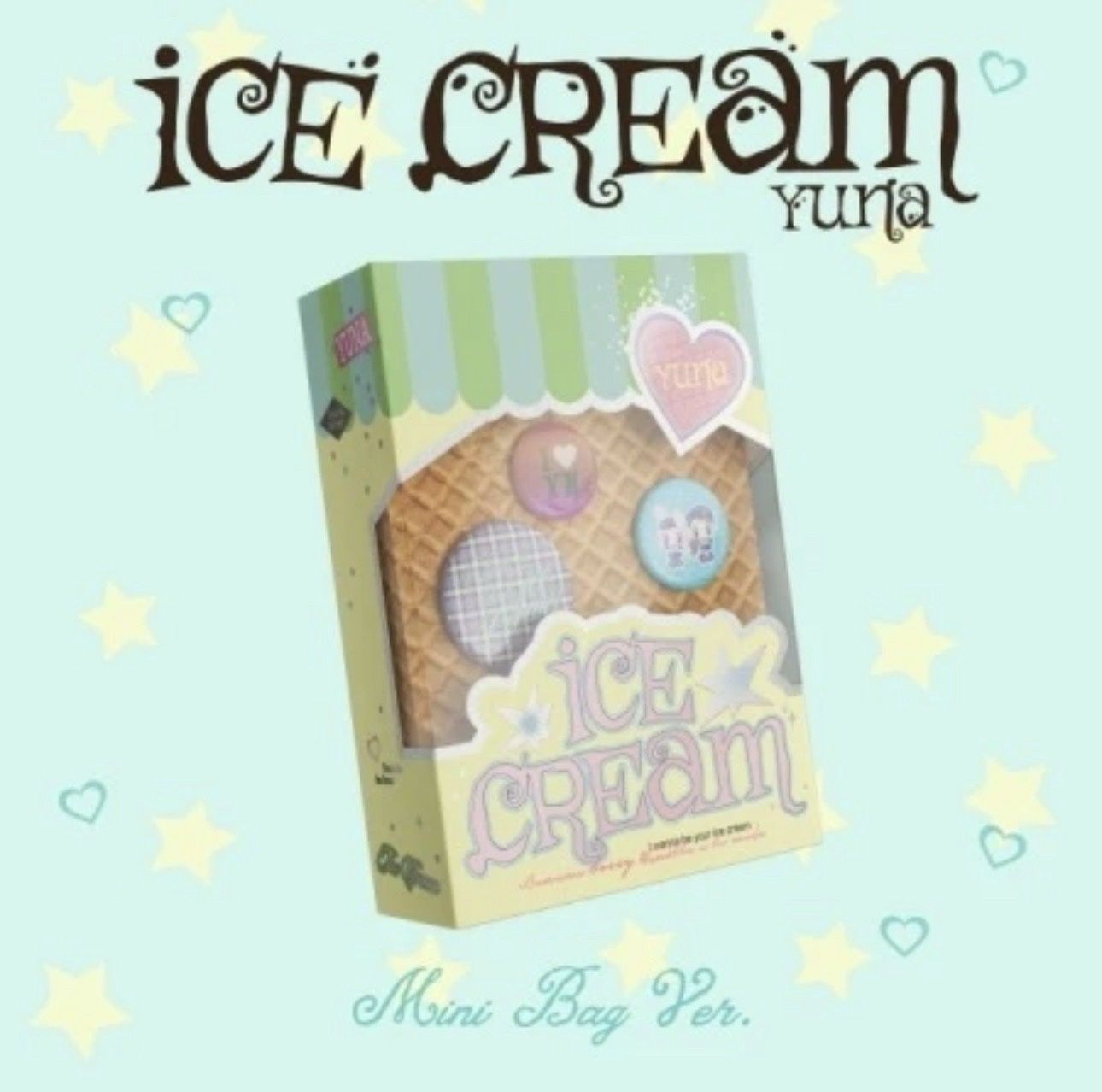 Yuna-1st Mini Album [Ice Cream] Mini Bag Ver. + Photocard