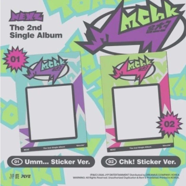 NEXZ-2nd Single Album [Mmchk] (Sticker Ver.) + FANS POB