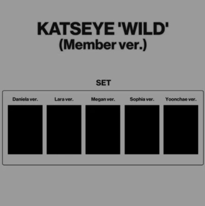 [Preorder] KATSEYE-[WILD] Member ver. + Makestar Photocard