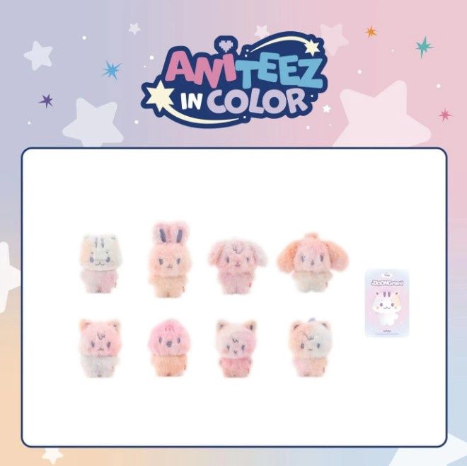 [Pre-Order] ATEEZ X ANITEEZ POP-UP STORE [ANITEEZ IN COLOR] | COLOR MIX TINY ANITEEZ DOLL