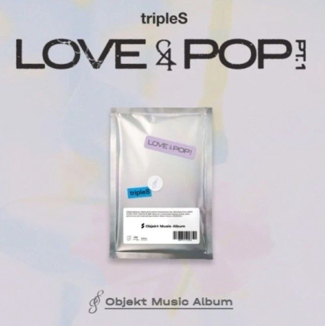 [Pre-Order] tripleS-[LOVE&amp;POP pt.1] Objekt Music Album + Everline Photocard